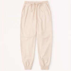 Abercrombie & Fitch Sunday Jogger - Vegan Leather